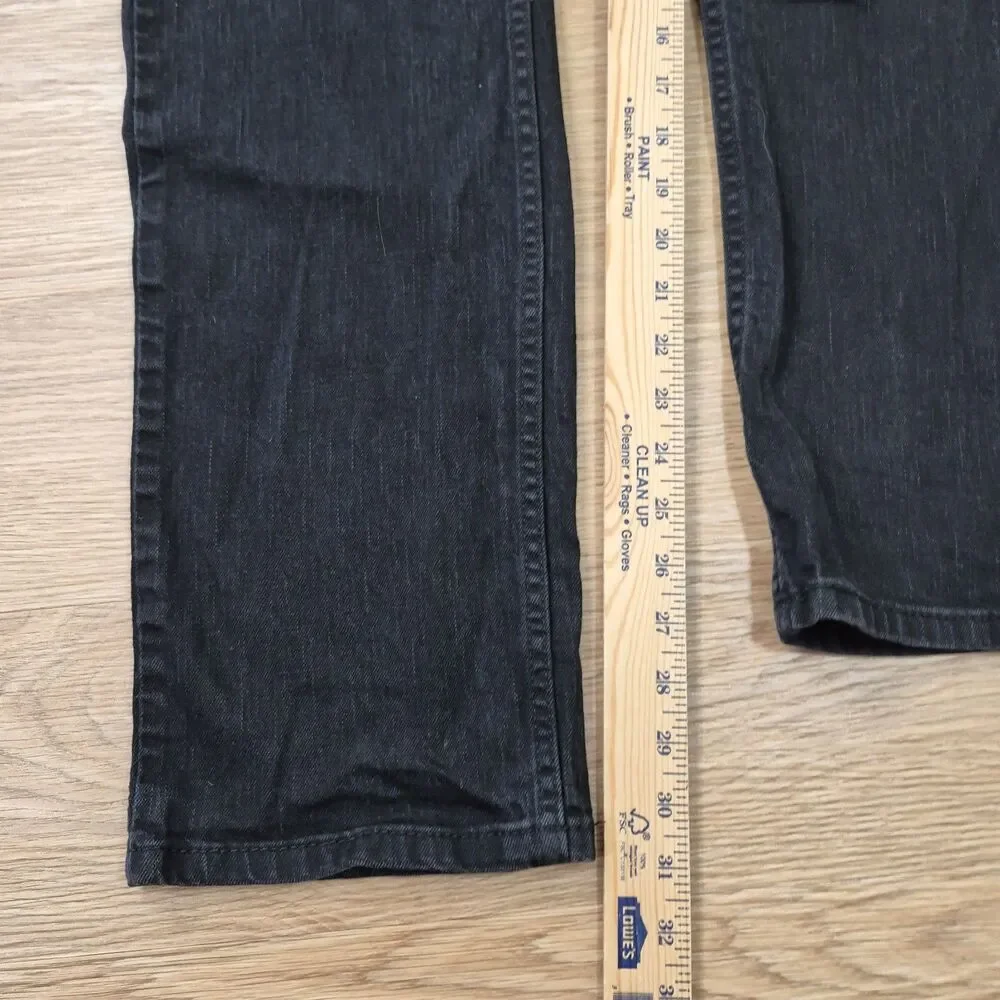 Levis 559 Jeans Men 32x32 Black Relaxed Straight Leg Stretch Denim Y2K Cowboy